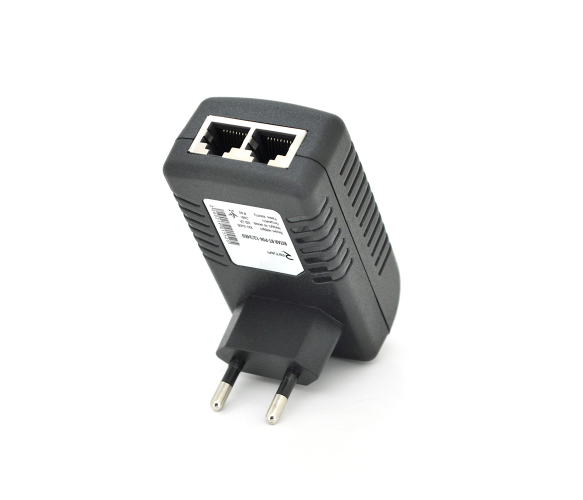 Инжектор POE Ritar RT-PIN-18/18EU 18V 1A 18W 2xEthernet 100 Mbps EU Plug Black (RT-PIN-18/18EU)