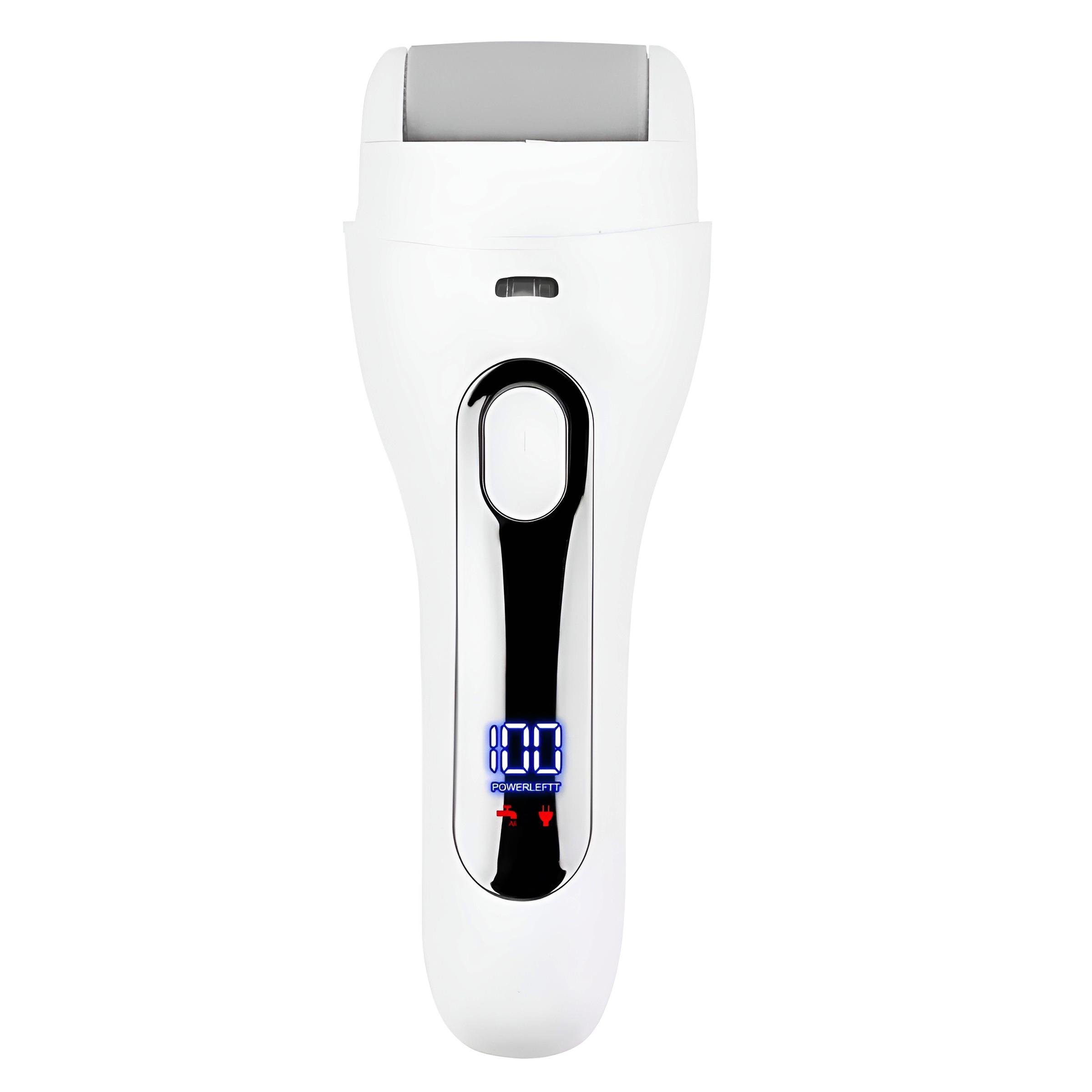 Электропила Andowl для пяток ног и мозолей 1800 мАч c USB-зарядкой водонепроницаемая роликовая Q-MJ918X1 Белый (0e99e6a9)