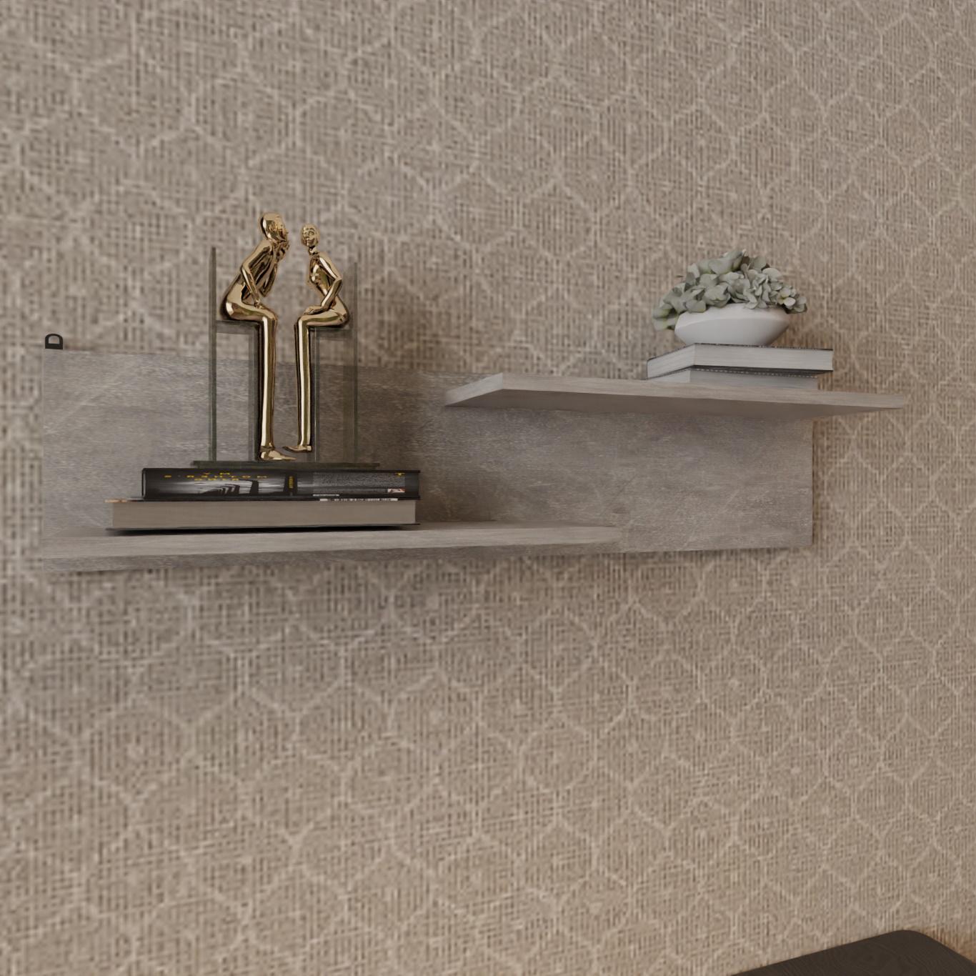 Полка настенная Париж 1100х250х216 мм Бетон - фото 4 Полка настенная Париж 1100х250х216 мм Бетон - фото 4