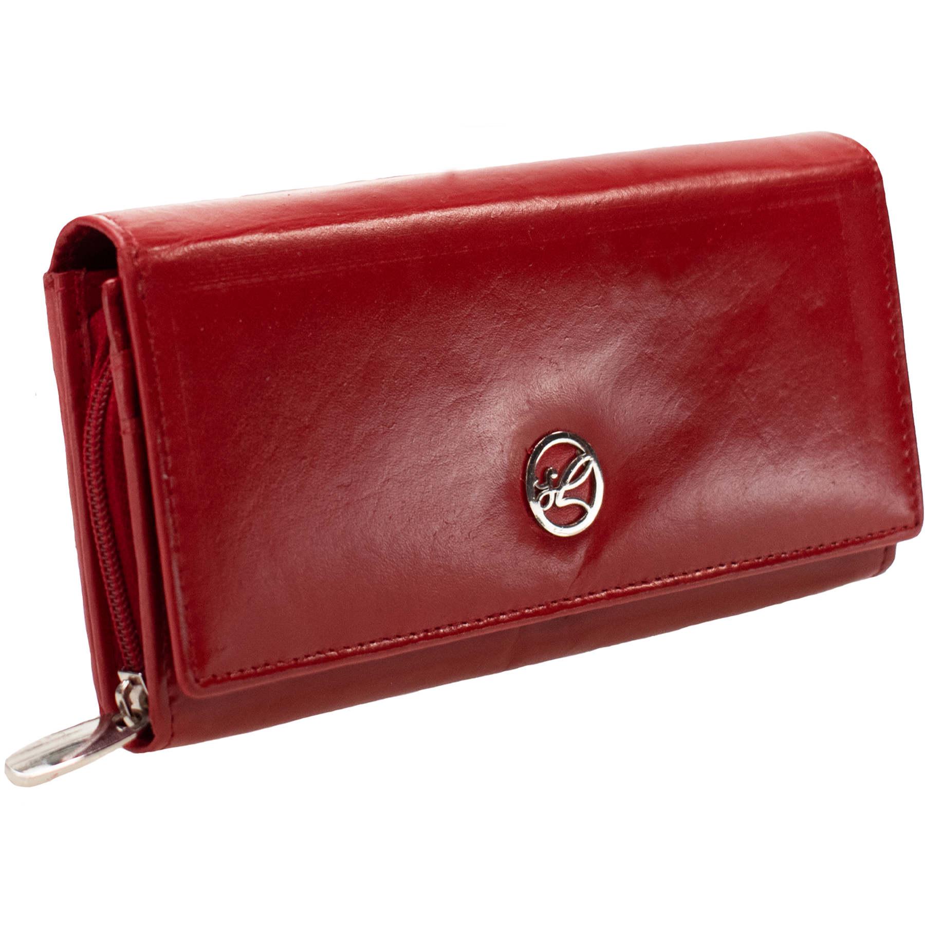 Кошелек женский кожаный SEMI LINE RFID Red (P8273-2) - фото 1 Кошелек женский кожаный SEMI LINE RFID Red (P8273-2) - фото 1