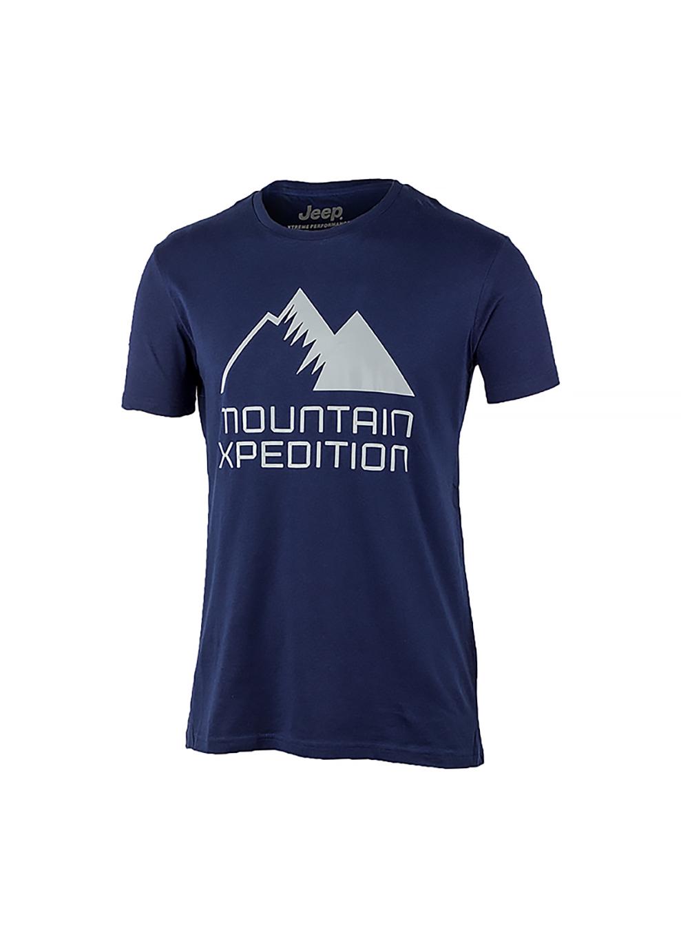 Футболка мужская JEEP T-SHIRT MOUNTAIN XPEDITION Print JX22A XL Синий (O102627-O288 XL)