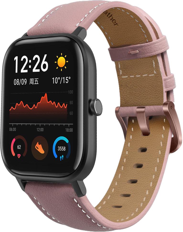 Ремешок кожаный Folsa для Amazfit GTS Pink (31528-31)