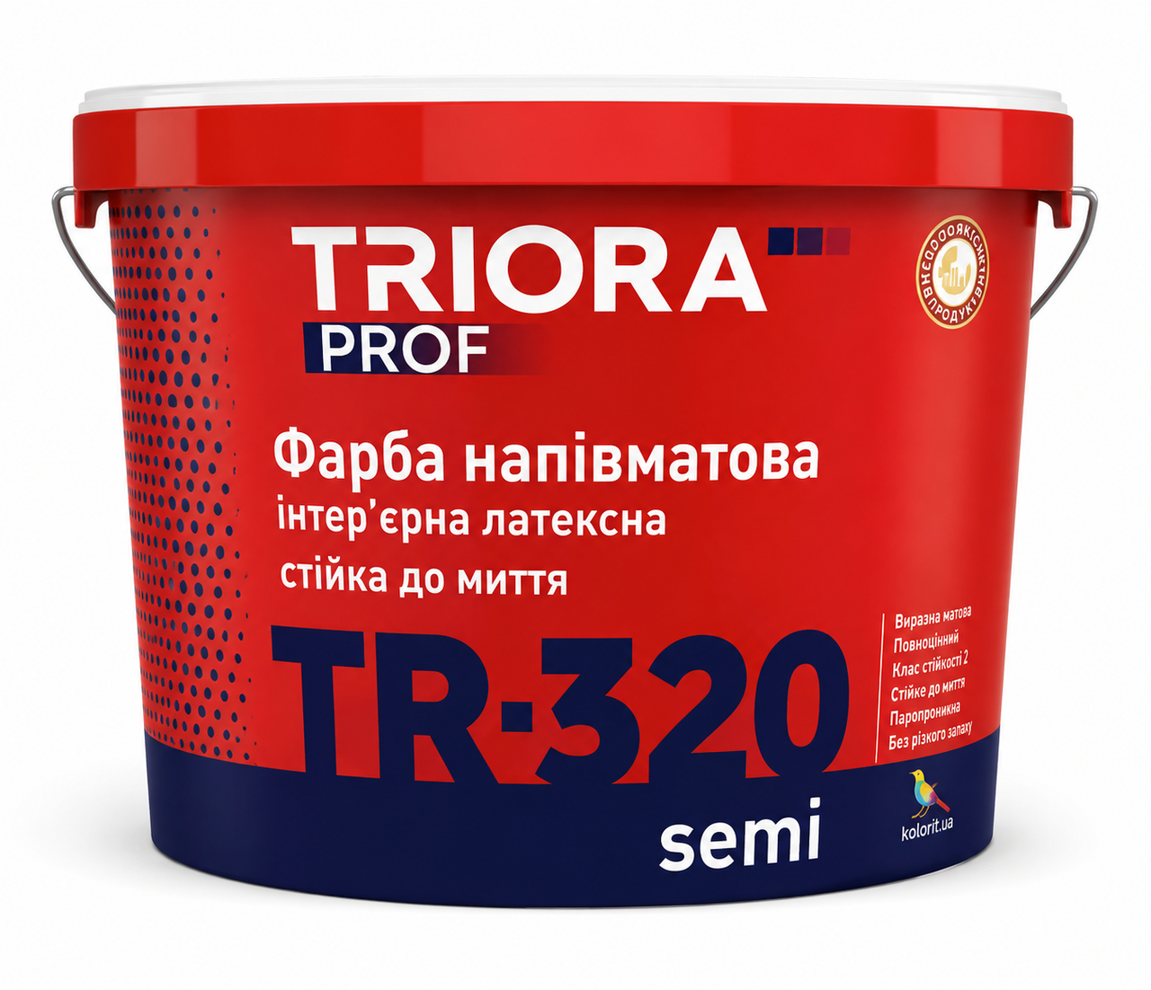 Краска интерьерная полуматовая TRIORA TR-320 Semi 10 л (3150871333)