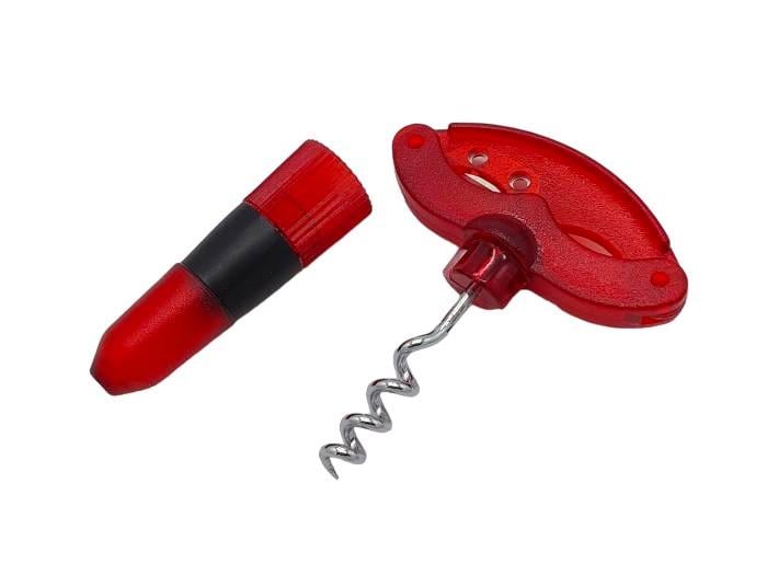 Штопор механический винтовой металлический с пластиковой ручкой 9х7 см (863804038) Штопор механический винтовой металлический с пластиковой ручкой 9х7 см (863804038)