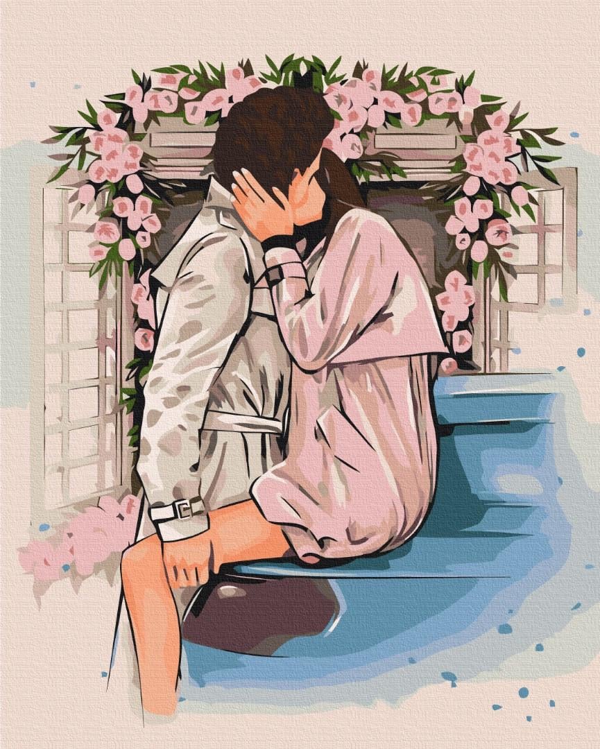 Картина по номерам Brushme BS53450 Цветочные объятия Alla Berezovska 40х50 см (1762016169)