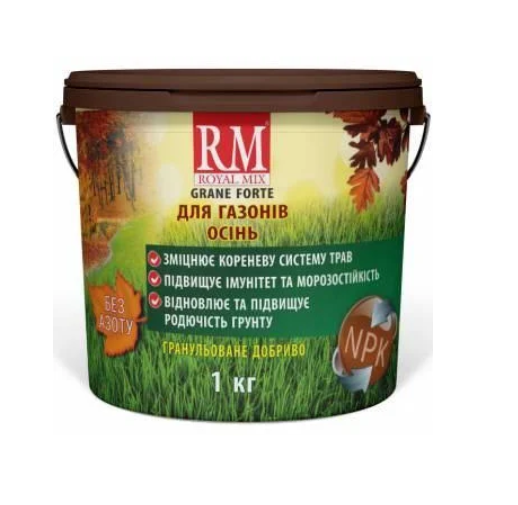 Удобрение Royal Mix Для газона Осень ТД Гекса-Украина 04-01-042 ведро 1 кг (IR01724)
