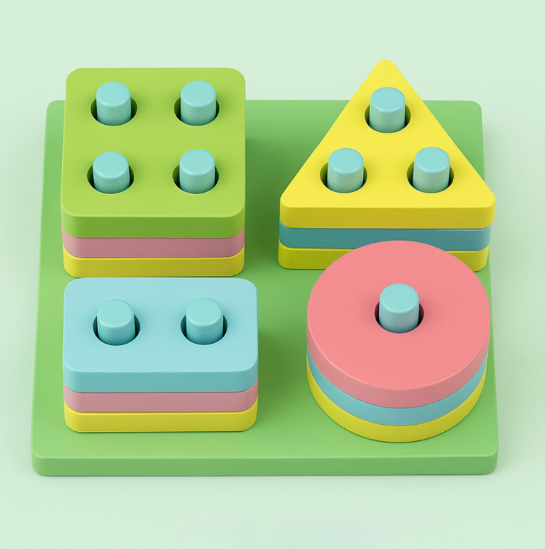 Дерев'яний сортер-вкладиш Форми та кольори (63/2)