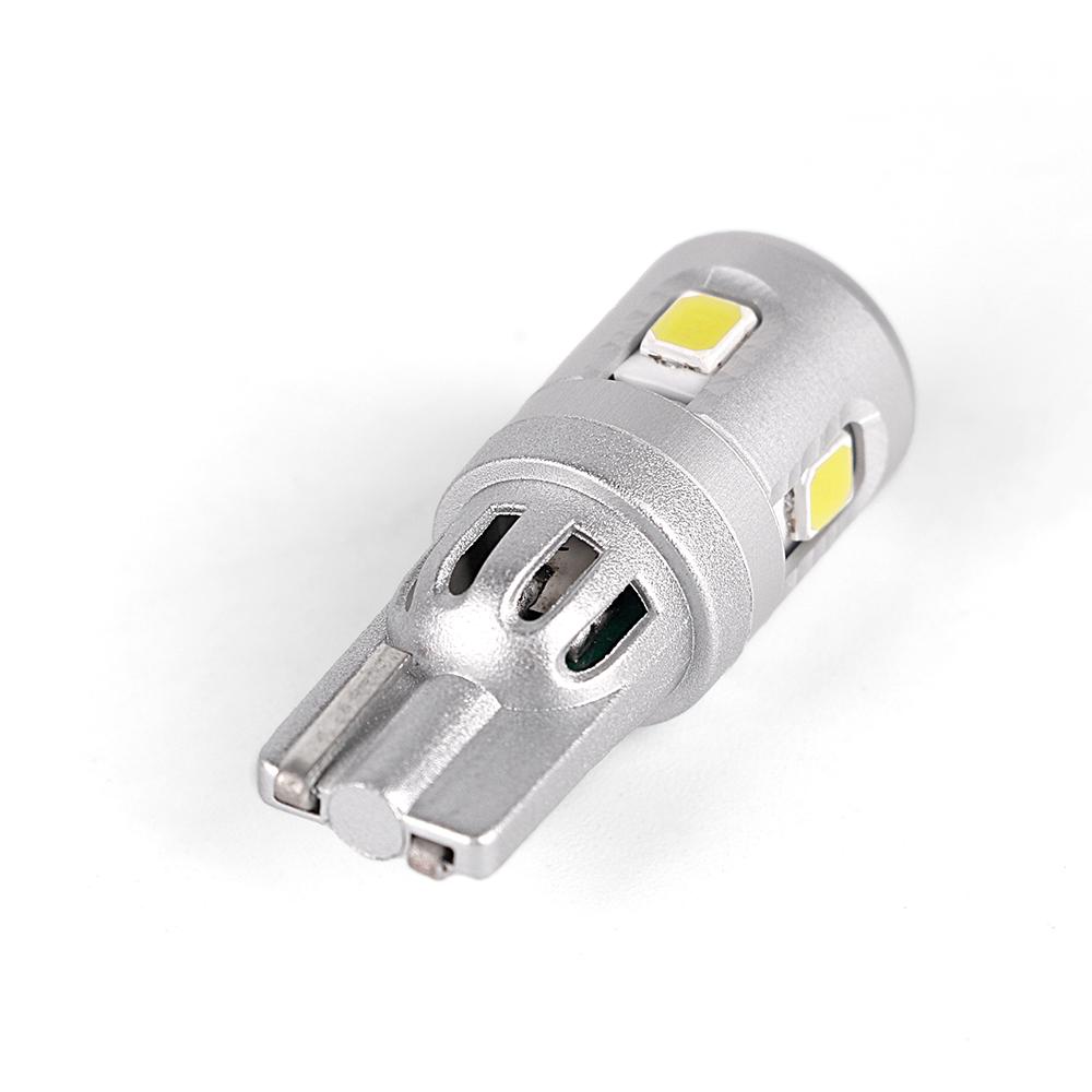Лампи світлодіодні для габаритів Carlamp W5W Canbus з обманкою 6000 K 300 лм (5GS5-T10) - фото 3