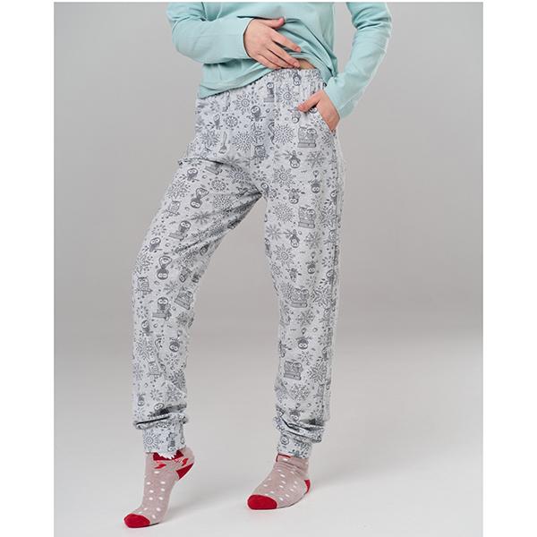 Піжама жіноча штани/джемпер S (12464) - фото 5