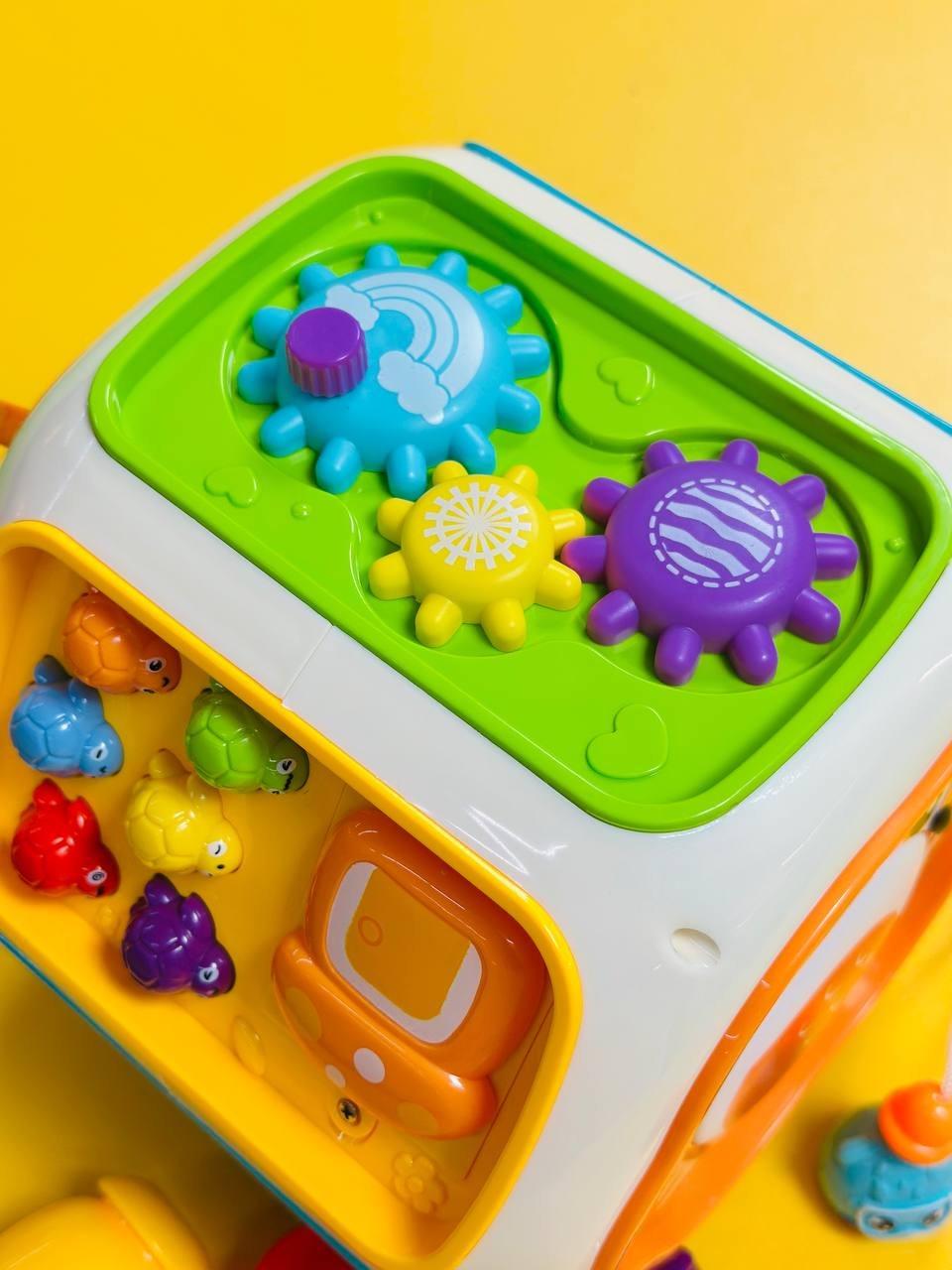 Игровой центр развивающий Бизи куб 8в1 для развития мелкой моторики (2746795481) - фото 5