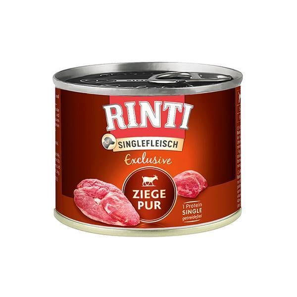 Корм влажный для собак Rinti Singlefleisch Exclusive Ziege Pur беззерновой монопротеин Коза 185 г (94036)