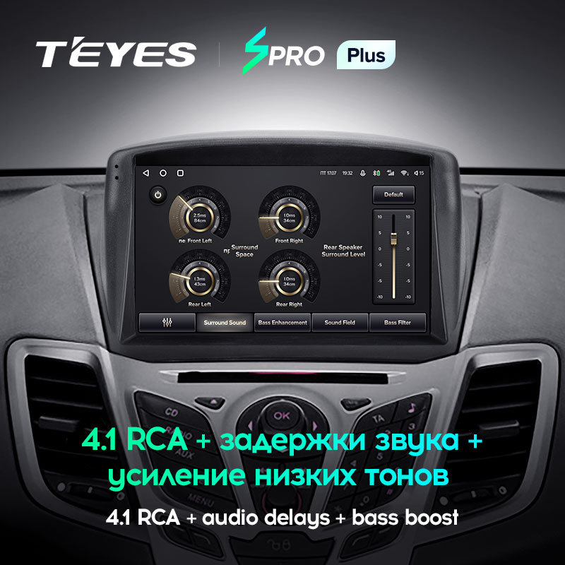 Автомагнитола штатная Teyes SPRO Plus для Ford Fiesta Mk 6 2008-2019 Android SPRO PLUS 6+128G Wi-Fi/4G (1650669542) - фото 5