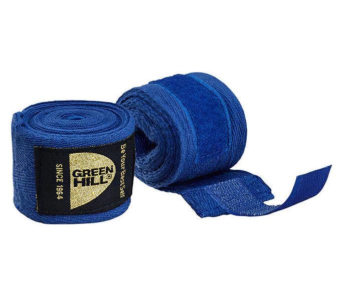 Бинти боксерські Green Hill BC-6235 бавовна 2,5 м Синій (8585053829849)