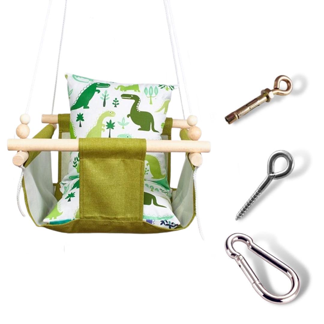 Дитяча гойдалка Infancy Дино Зелений (9885590)