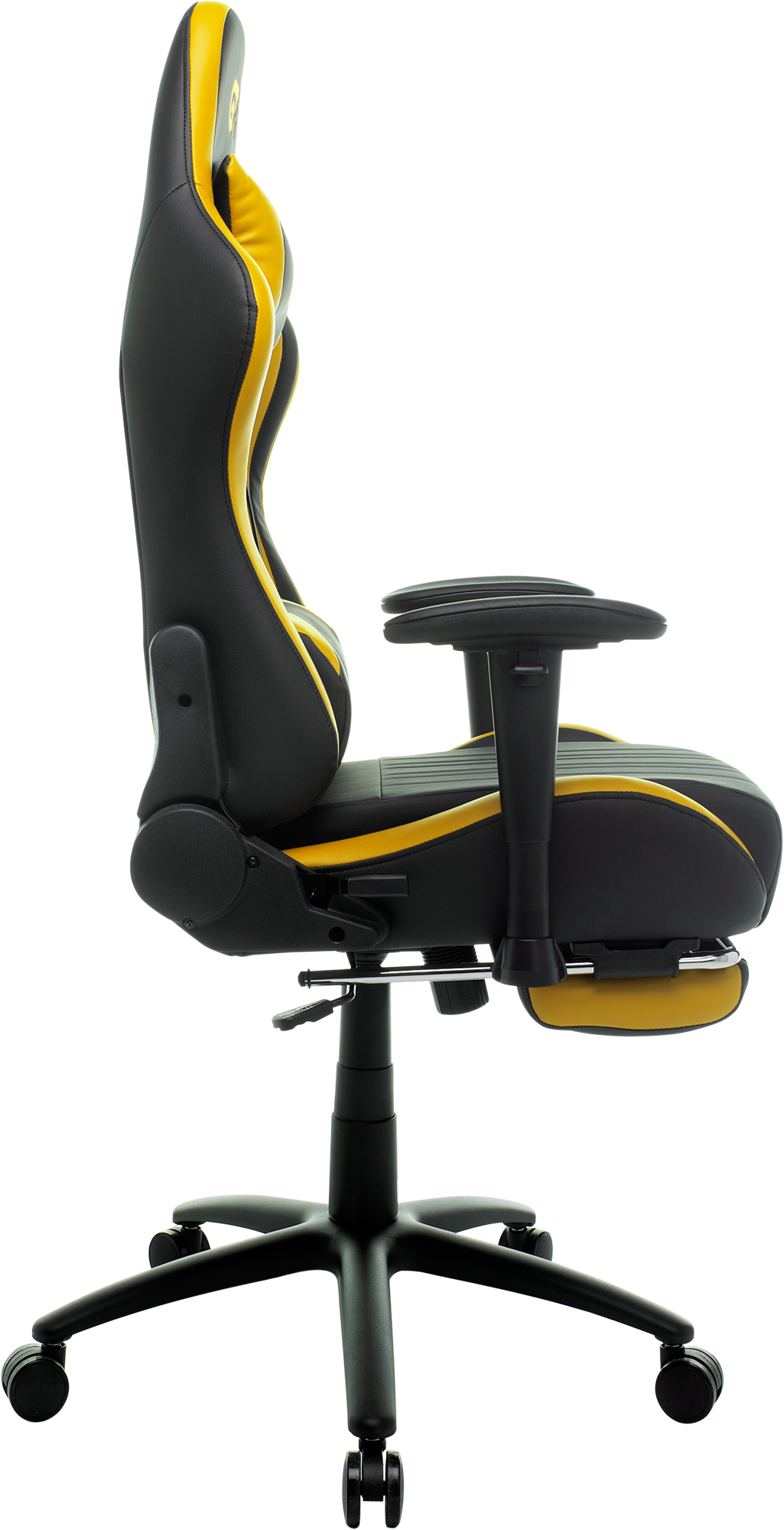 Крісло геймерське GT Racer X-2534-F Black/Yellow - фото 4