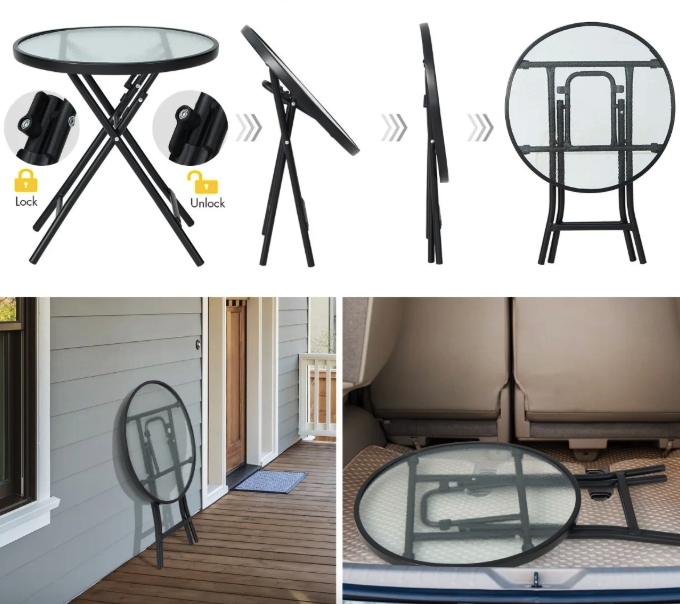 Садовый стол Costway Sigma X-образная конструкция (4876) - фото 6 Садовый стол Costway Sigma X-образная конструкция (4876) - фото 6