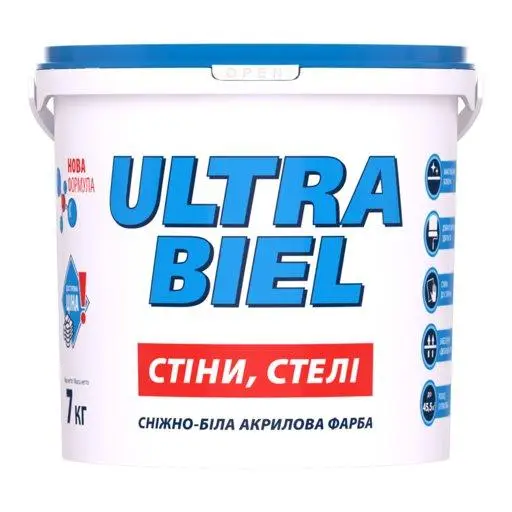 Фарба інтер'єрна акрилова Sniezka Ultra Biel 5 л Сніжно-білий (28716220) - фото 1