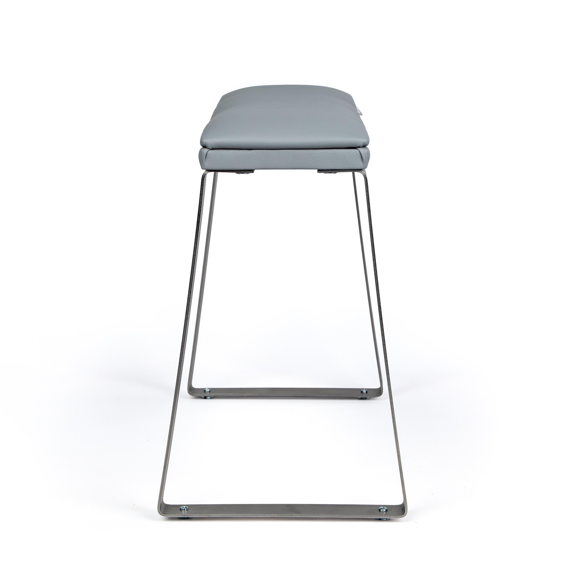 Педикюрная подставка для ног eco stand PADIX на металлических ножках Серый (26398046) - фото 3