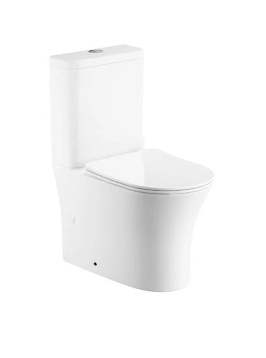 Унитаз компактный напольный Venta Edge с бачком горизонтальный выпуск Белый (110993)