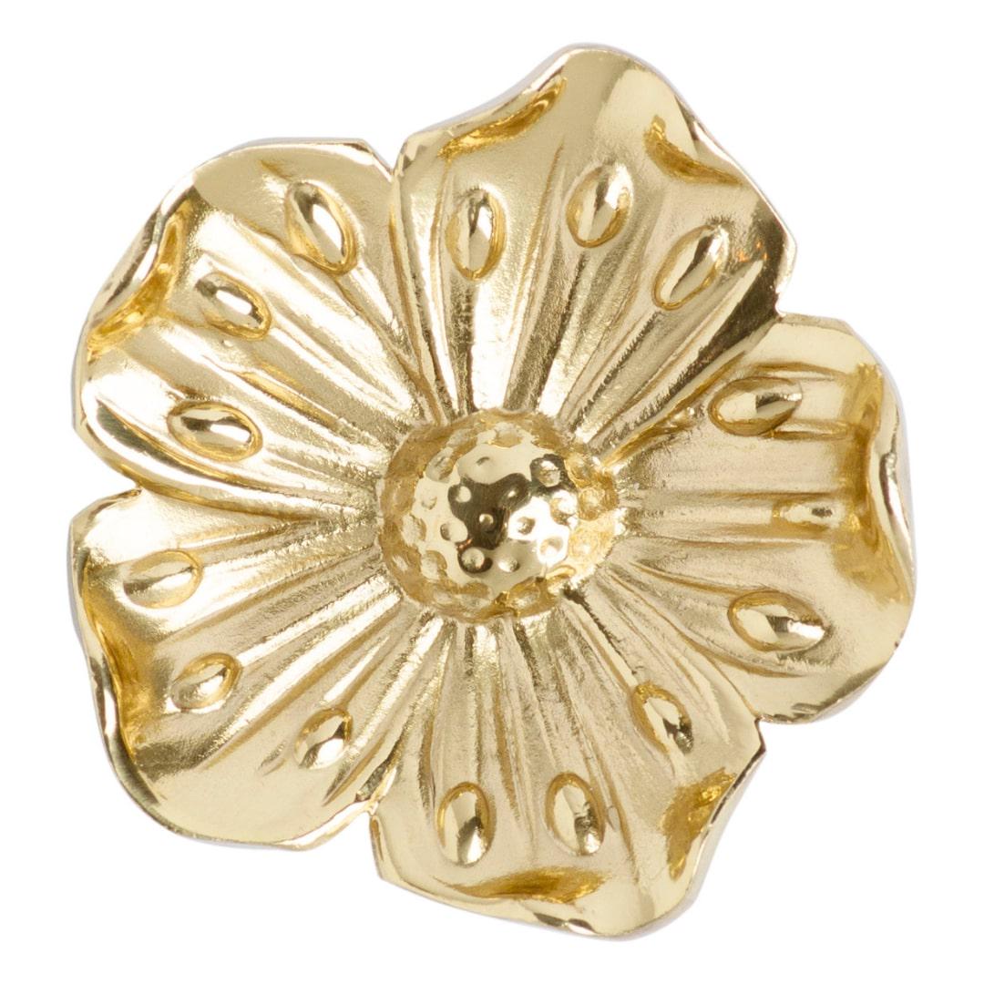 Ручка мебельная декоративная The Chestnut Цветок (20-050-10)