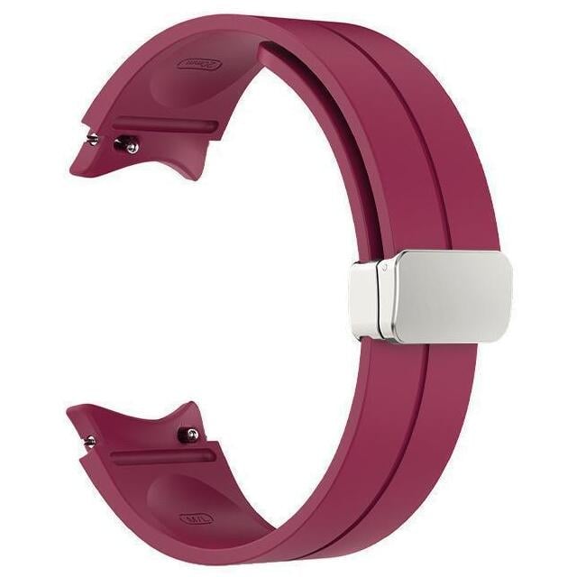 Ремешок силиконовый Watchbands Cls для Samsung Galaxy Watch 5 44 мм Темно-красный (EP02-1WB49503320)