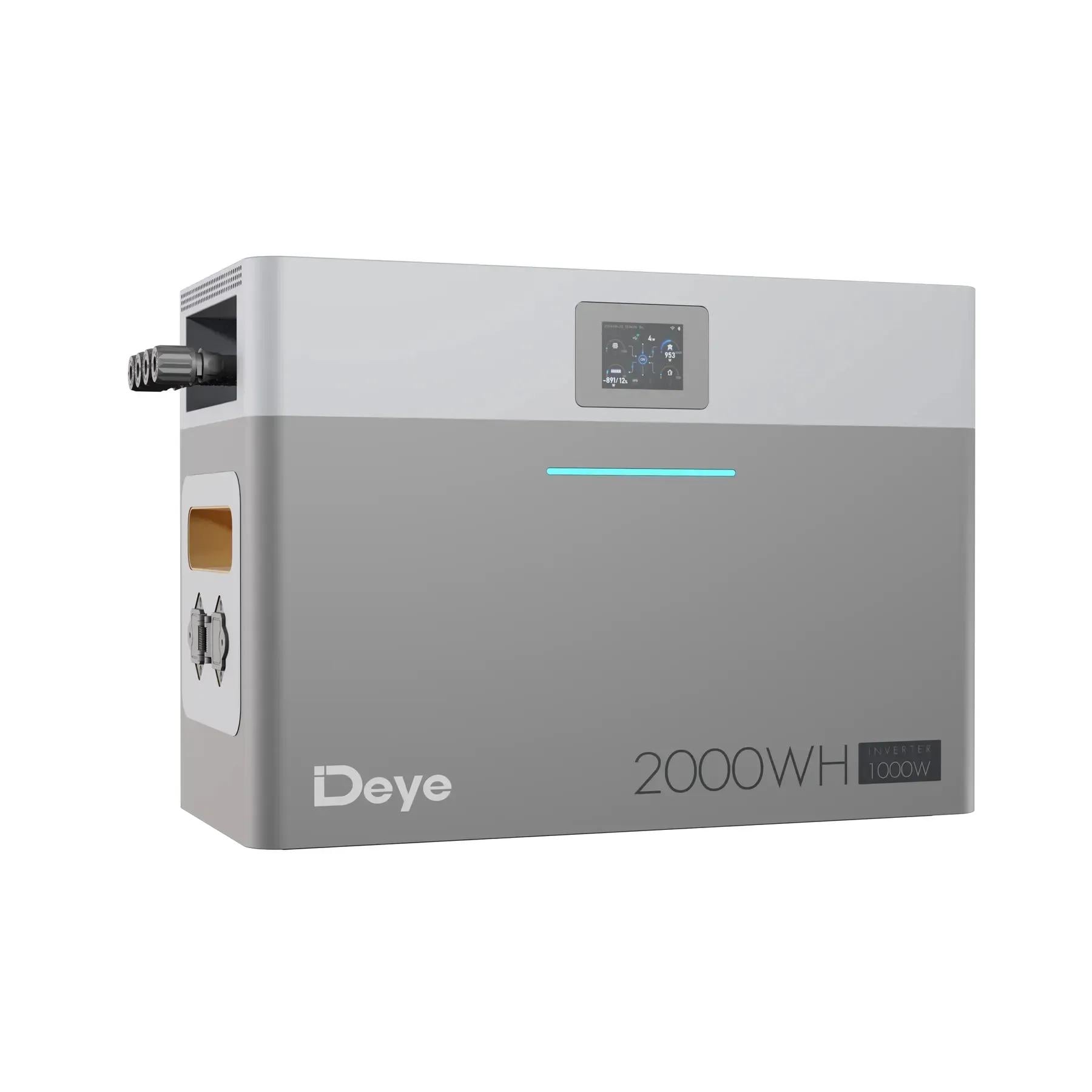 Система накопичення енергії Deye AE-FS2.0-2H2 Micro Hybrid ESS 1 кВт 2 кВт·год LiFePO4 Grey (34965380)