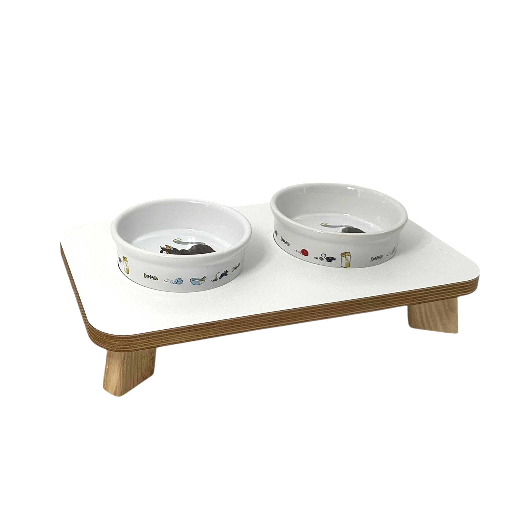 Подставка под мисочки Trixie для собак и кошек с мисками 2х200 мл - фото 1 Подставка под мисочки Trixie для собак и кошек с мисками 2х200 мл - фото 1