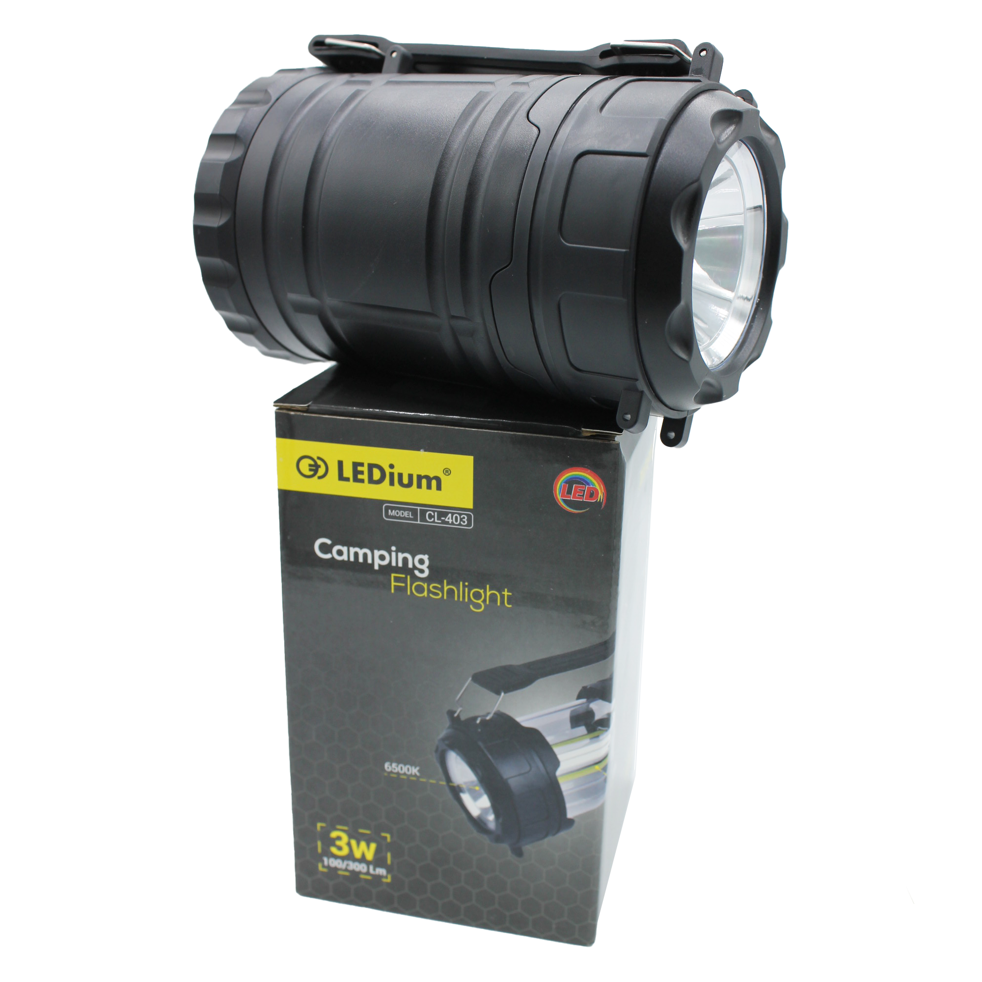 Ліхтар кемпінговий складний акумуляторний LEDium COB-АА 3хАА (17151) - фото 4 Ліхтар кемпінговий складний акумуляторний LEDium COB-АА 3хАА (17151) - фото 4