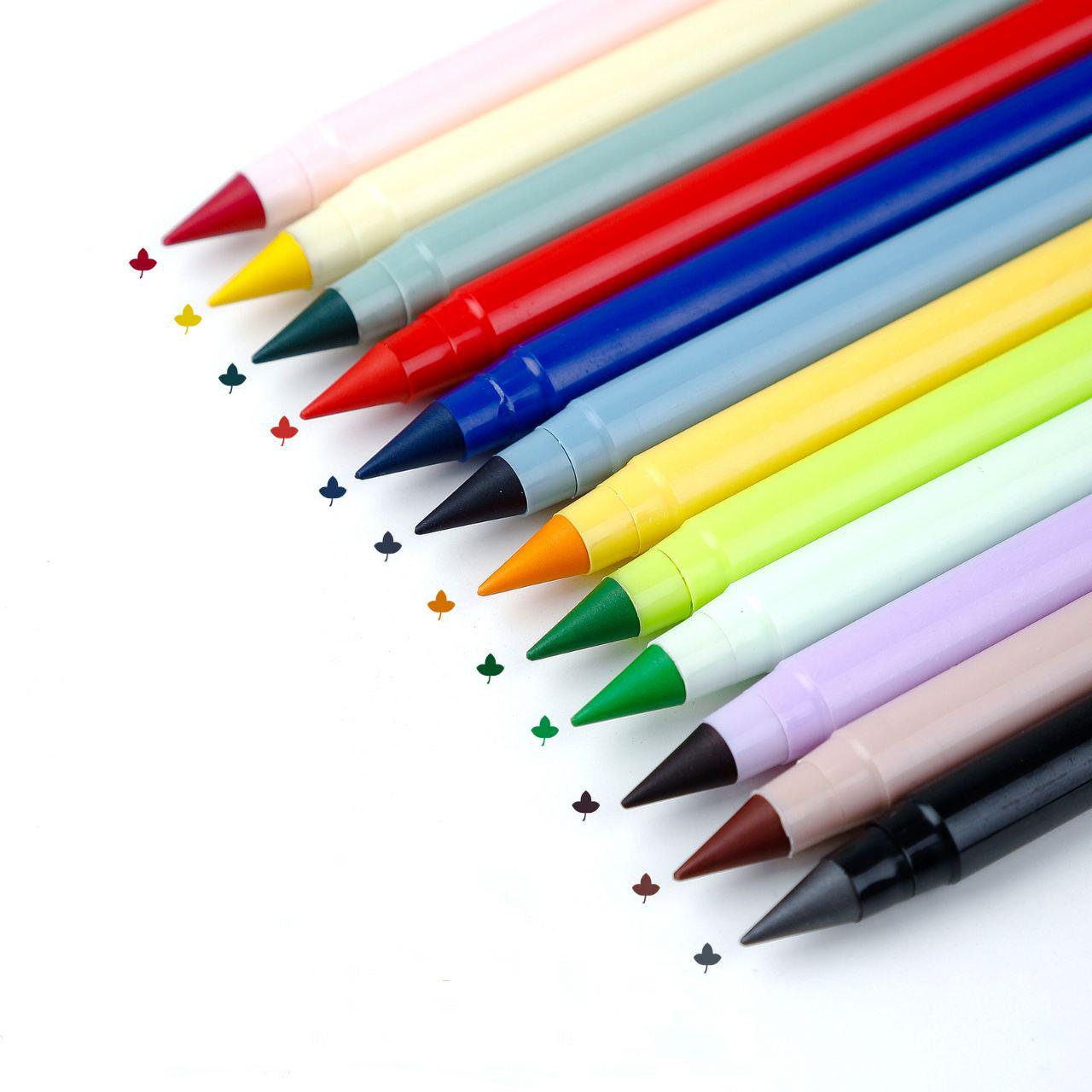 Набор вечных карандашей без заточки с резинкой 12 шт. и 24 шт. сменные грифели (06-132) - фото 3 Набор вечных карандашей без заточки с резинкой 12 шт. и 24 шт. сменные грифели (06-132) - фото 3