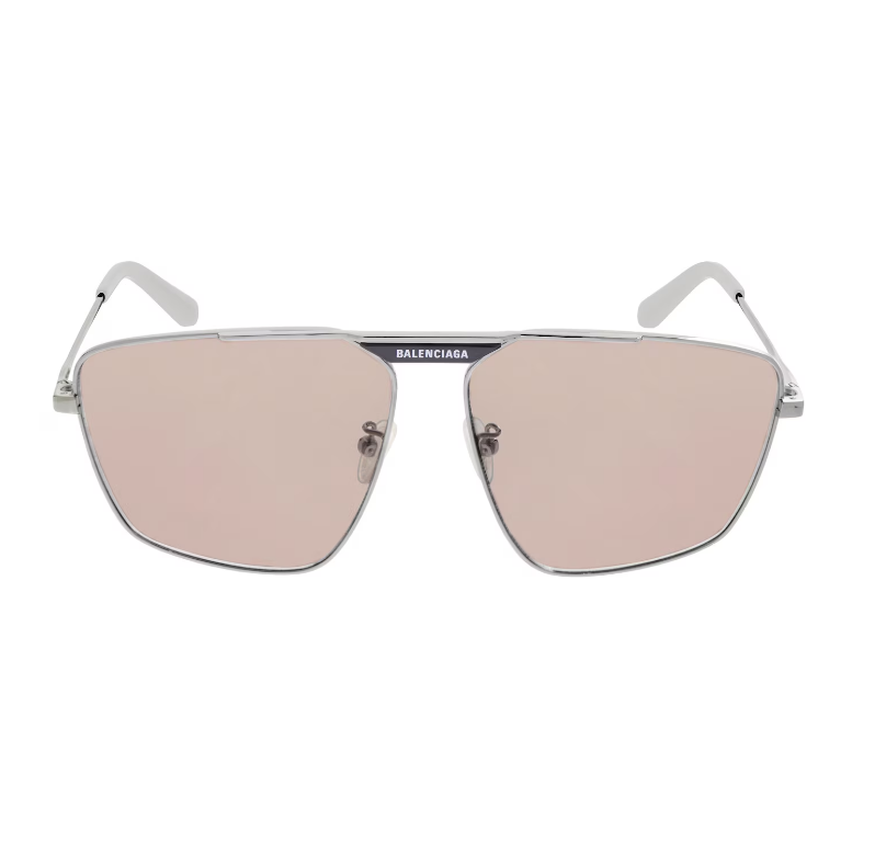 Очки Balenciaga Tag 2.0 Navigator Sunglasses in Brown