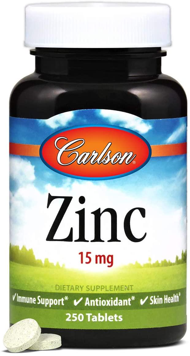 Цинк Carlson Zinc 15 mg 250 tabs