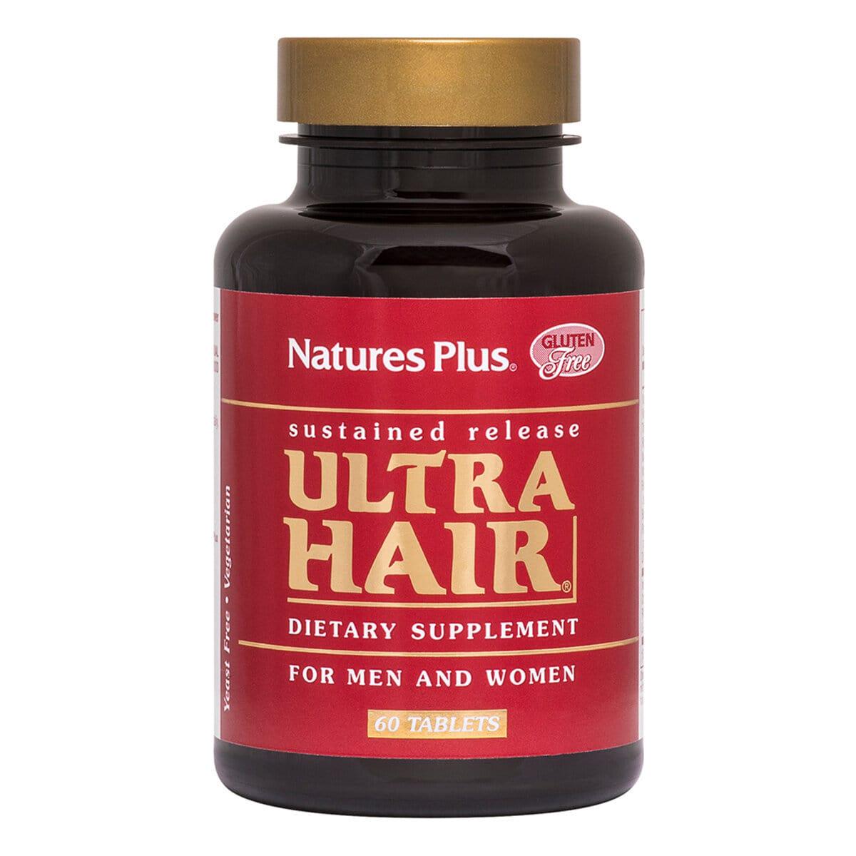 Комплекс Natures Plus Ultra Hair Sustained Release для роста оздоровления волос 60 таблеток