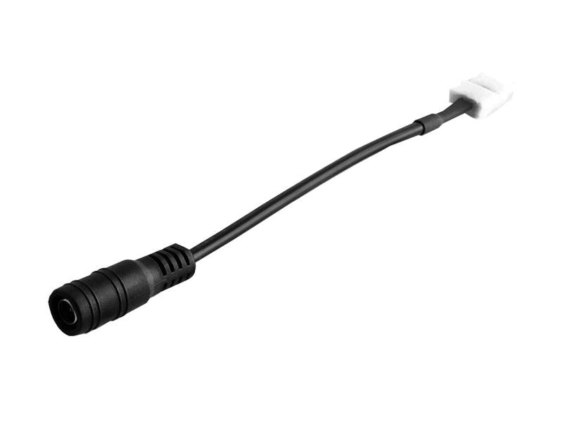 Коннектор для светодиодных лент 8 мм зажим + mini Jack мама кабель 300 мм (2839)