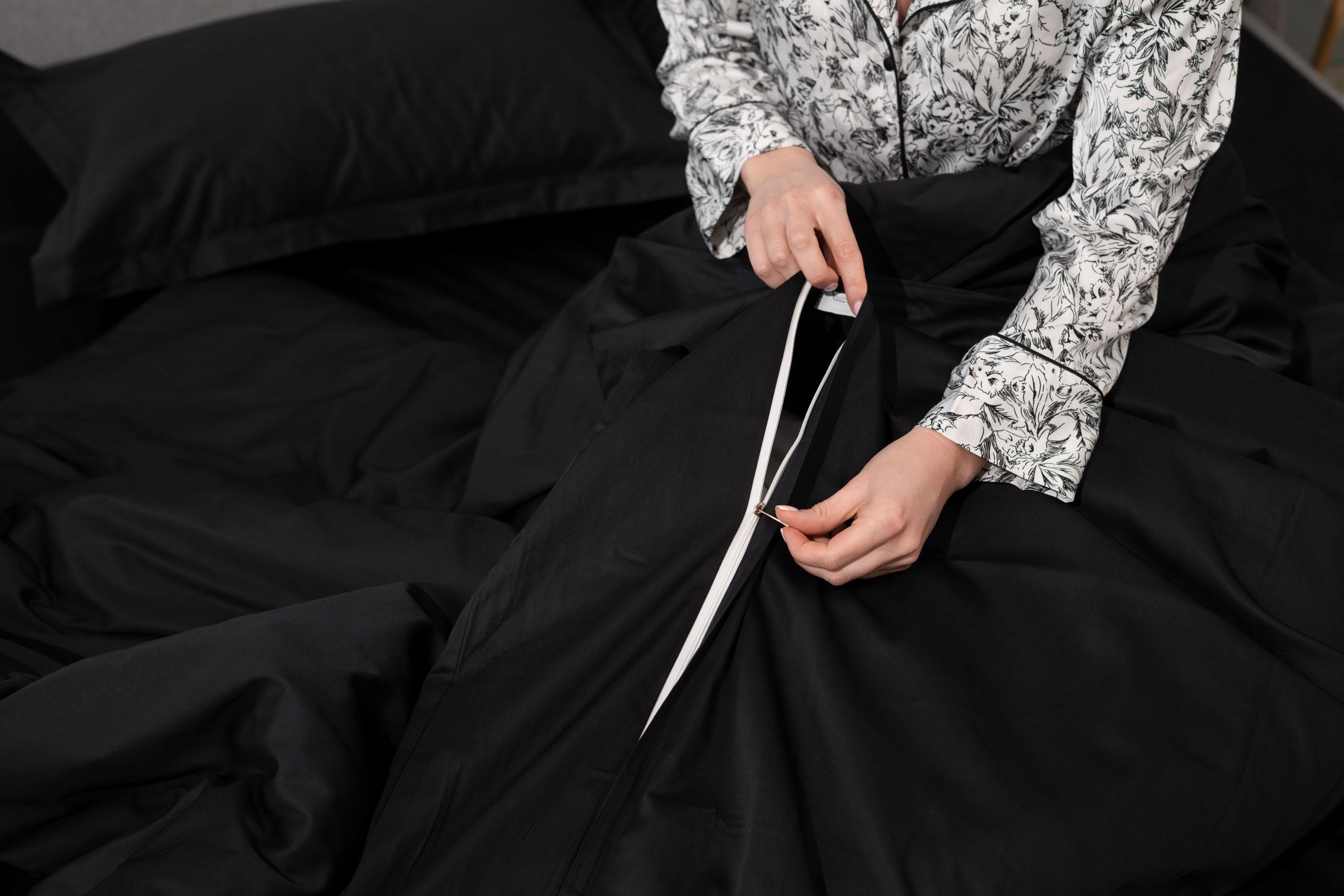 Підковдра Ardesto Mix&Match Premium 160х220 см Чорний (ART1622DVL) - фото 5 Підковдра Ardesto Mix&Match Premium 160х220 см Чорний (ART1622DVL) - фото 5