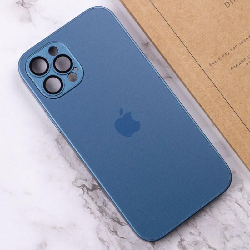 Протиударний Чохол TPU+Glass Sapphire matte case для Apple iPhone 11 Pro Max (6.5") Navy Blue - фото 5