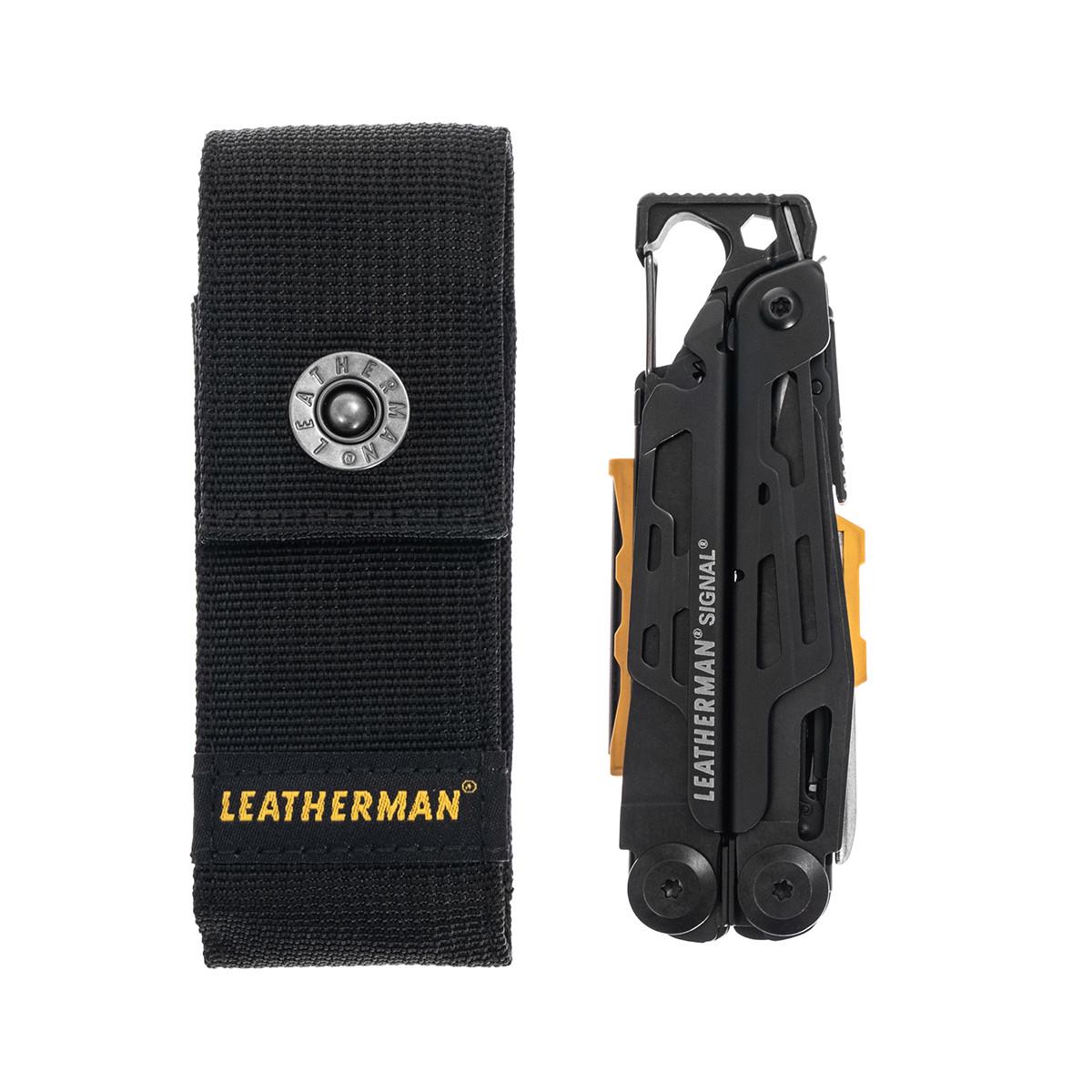 Мультитул Leatherman Signal 19 інструментів із чохлом Black (832586) - фото 3