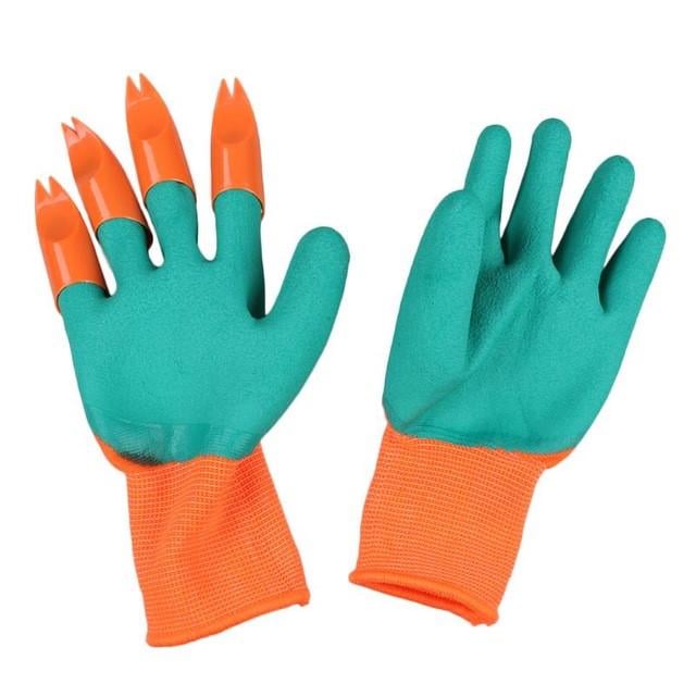 Перчатки садовые с раздвоенными когтями Garden Genie Gloves (1224083392)