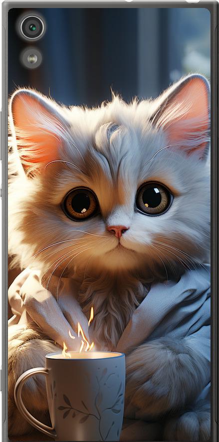 Чохол на Sony Xperia XA1 Ultra G3212 Білий кіт (5646u-1237-42517)