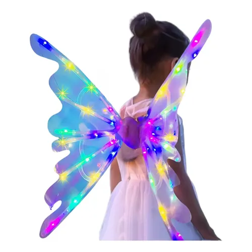 Крылья ангела феи Shadow Angel светящиеся с музыкой 2 режима работы от 4 батарей АА для детей 3+ (29896090)