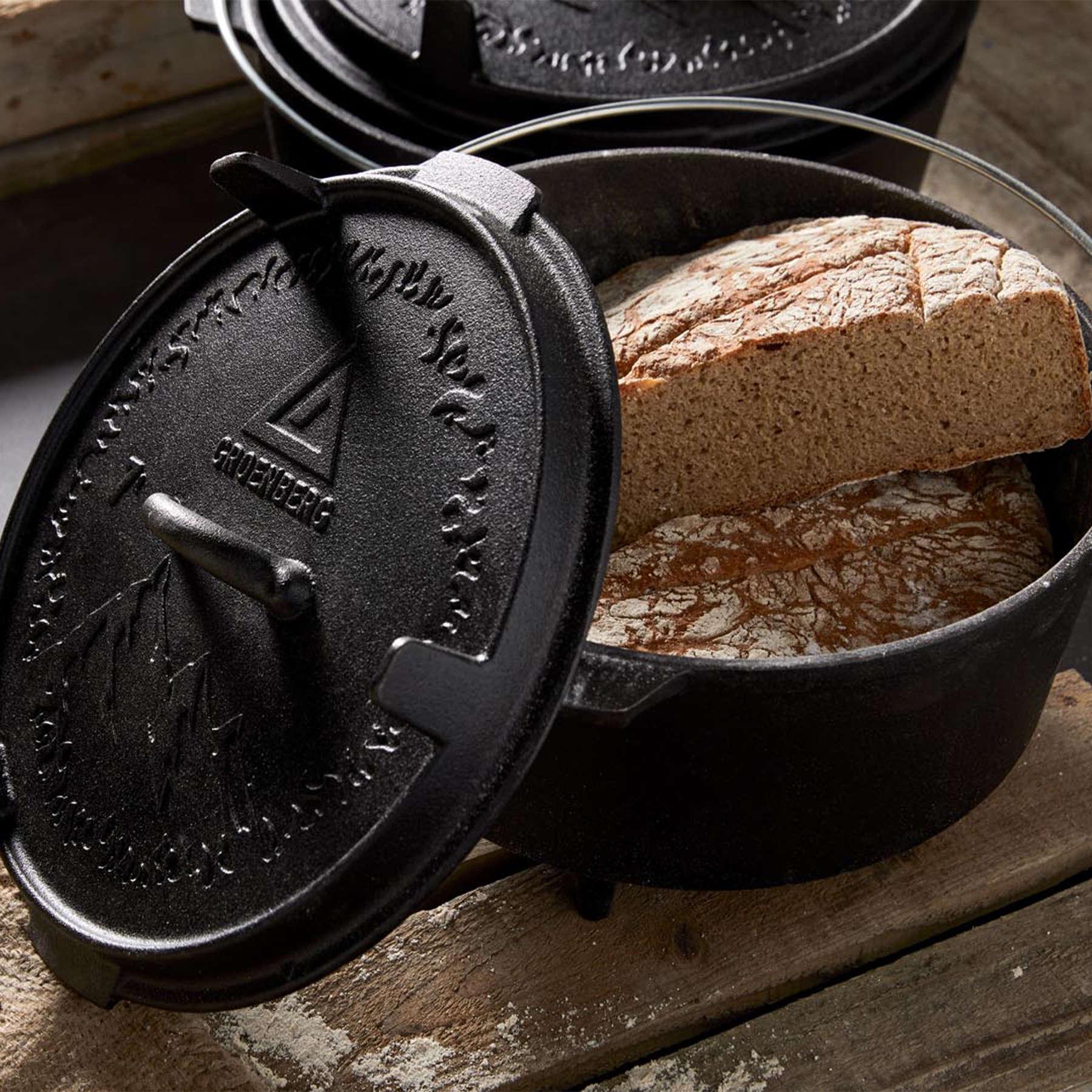 Казан з кришкою Groenberg Askja Pot 33 см/10 л Black (266018) - фото 8 Казан з кришкою Groenberg Askja Pot 33 см/10 л Black (266018) - фото 8