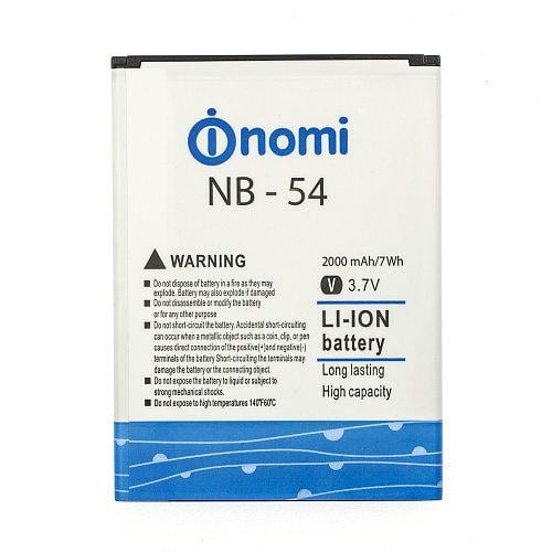 Аккумулятор NB-54 для Nomi I504/NB-504 2000 mAh (000021601)