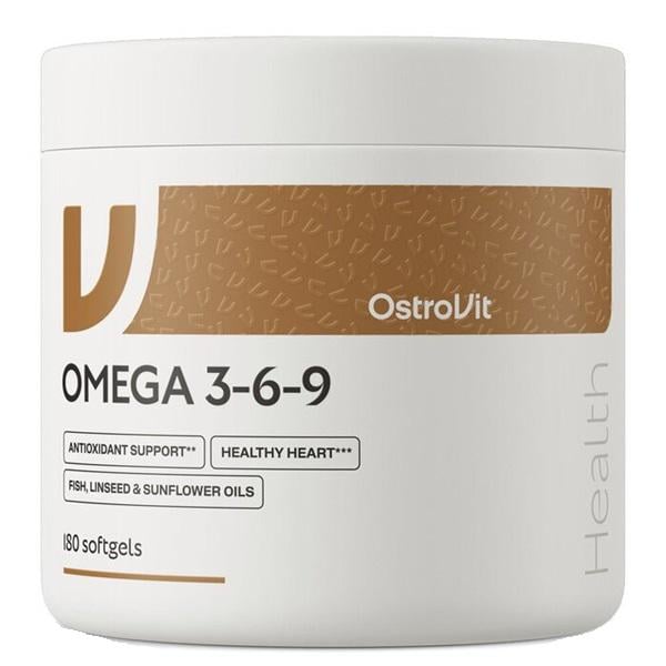 Омега для спорта OstroVit Omega 3-6-9 180 Caps