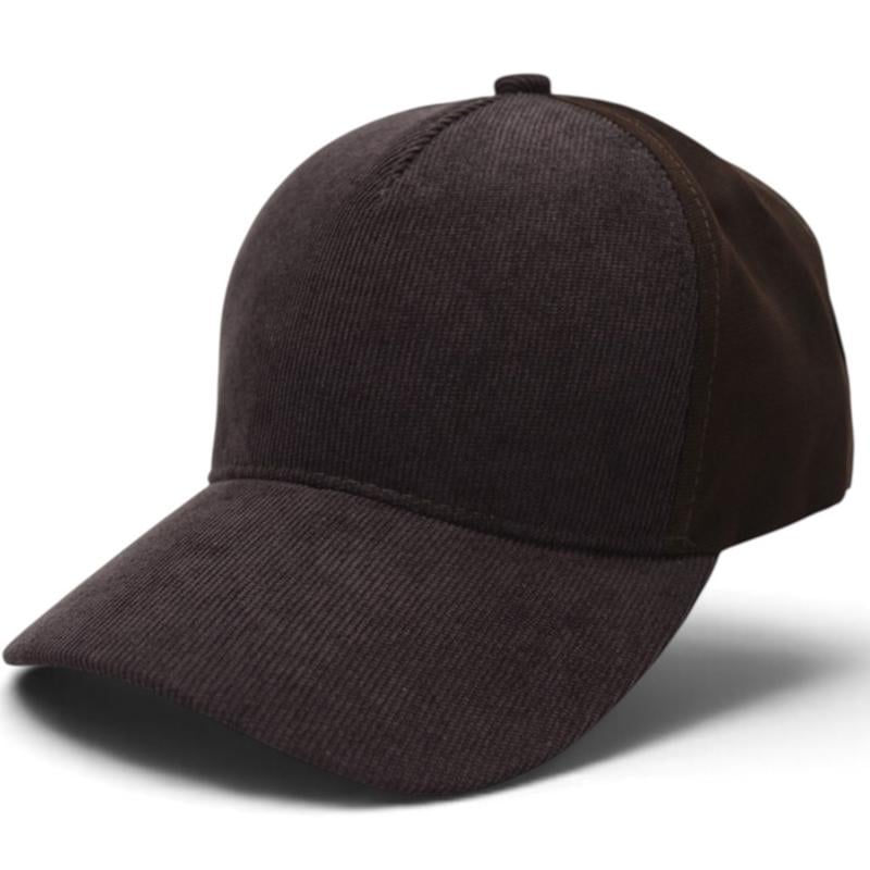 Кепка мужская из вельвета и коттона Alex BVTH25513 на металлическом регуляторе One Size Темно-коричневый (309590)