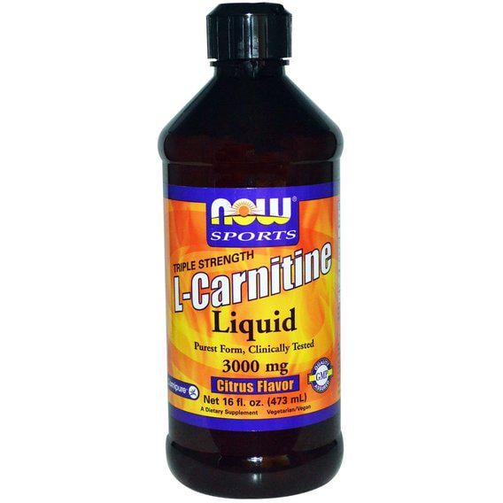 Карнітін NOW Foods L-Carnitine Liquid 3000 мг 473 мл 31 порція Citrus