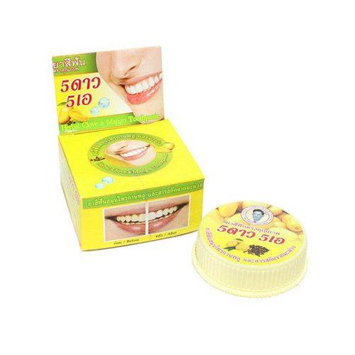 Зубная паста 5 STAR отбеливающая с травами и манго 25 гр