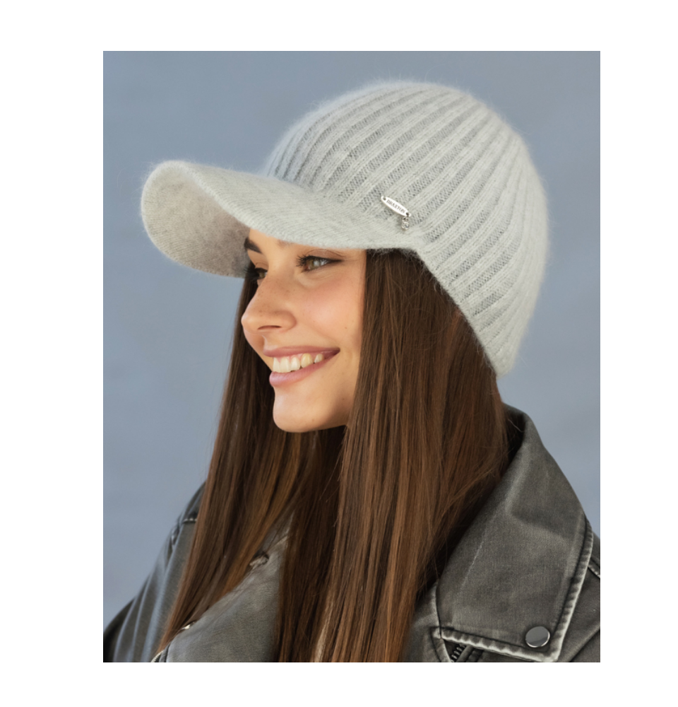 Кепка женская теплая Braxton Кокетка Светло-серый (887W)