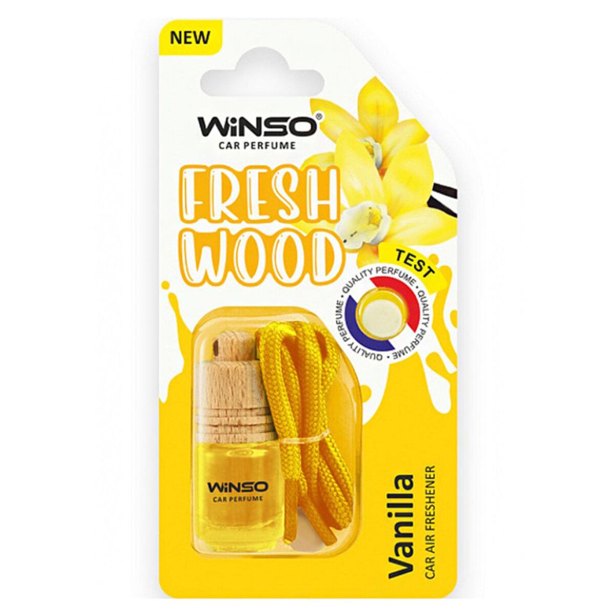 Ароматизатор Winso Fresh Wood - Vanilla в блістері