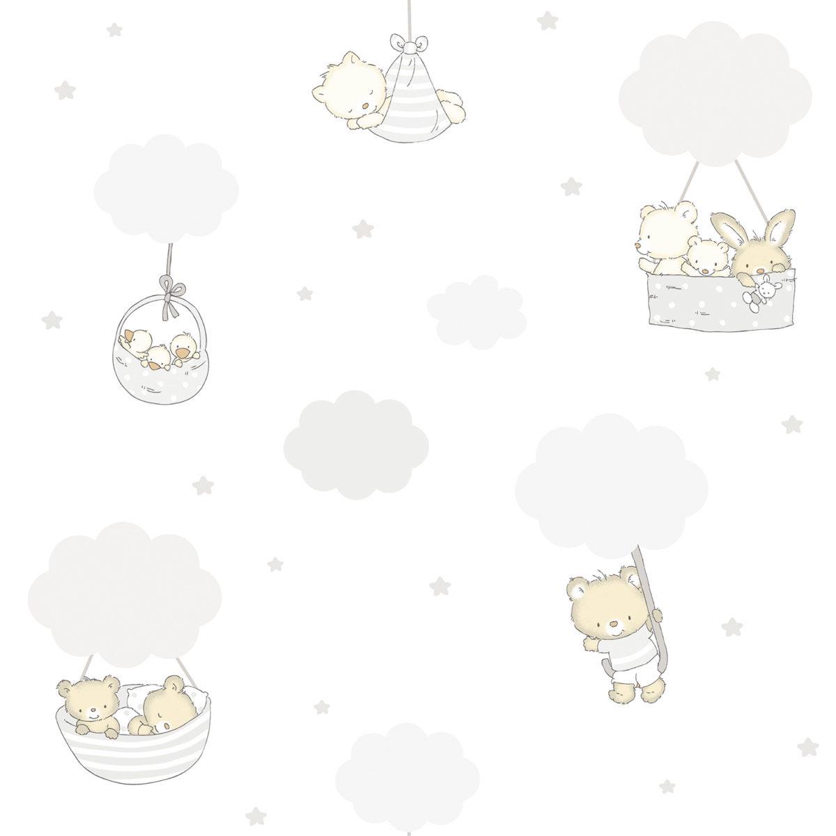 Обои бумажные детские ICH Pippo 452-1 Белый/Бежевый (13556965) Обои бумажные детские ICH Pippo 452-1 Белый/Бежевый (13556965)