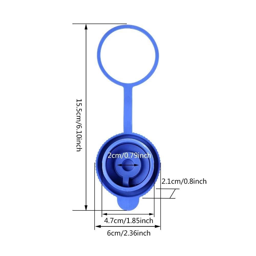 Крышка для бутылей с водой на 13-19 л с клапаном для помпы универсальная резиновая (NR0214_1) - фото 8