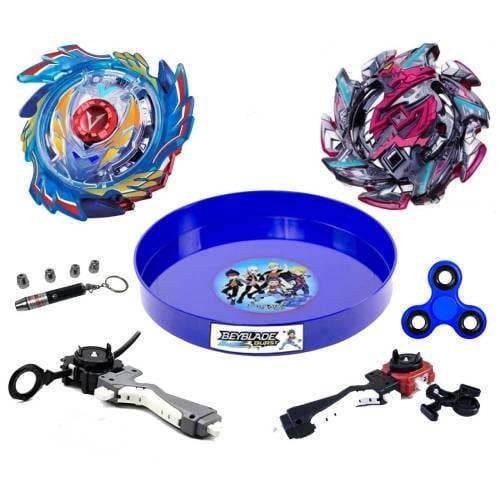 Набор Бейблейд 227 Арена/Волтраек 3 Vs Саламандра/2 запускателя/спинер/лазерная указка
